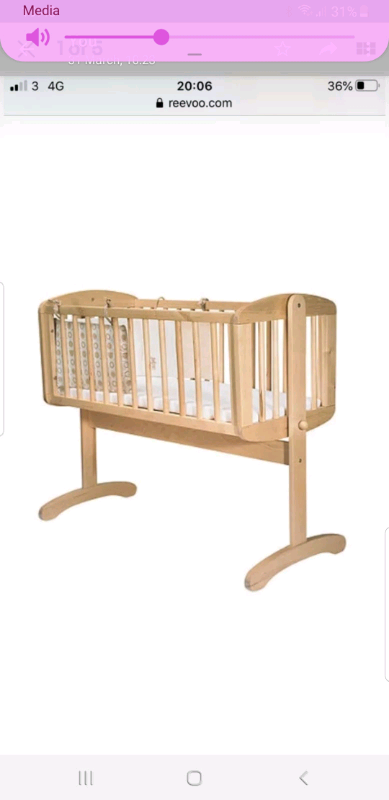 mothercare swing crib